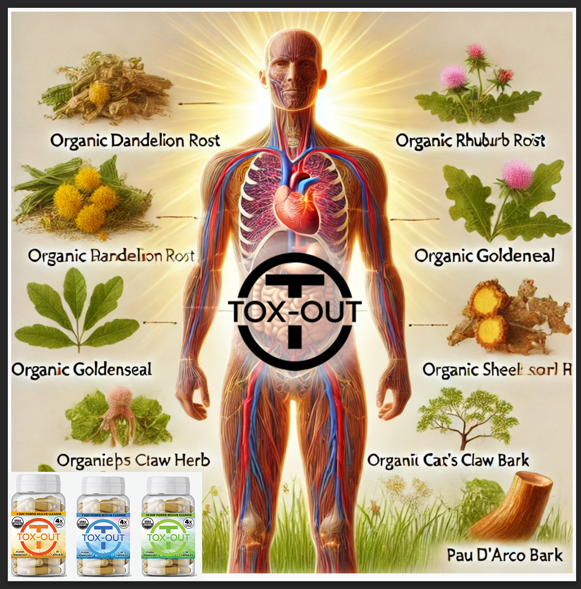 TOX-OUT 10 Day Body Flush Detox Cleanse